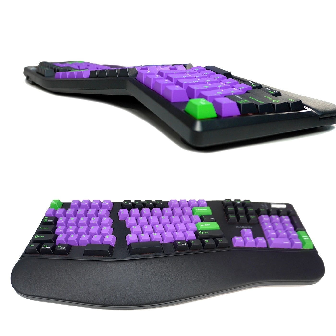 RK104: Split Ergonomic Mechanical Keyboard for Gaming & Office - RAGNOK