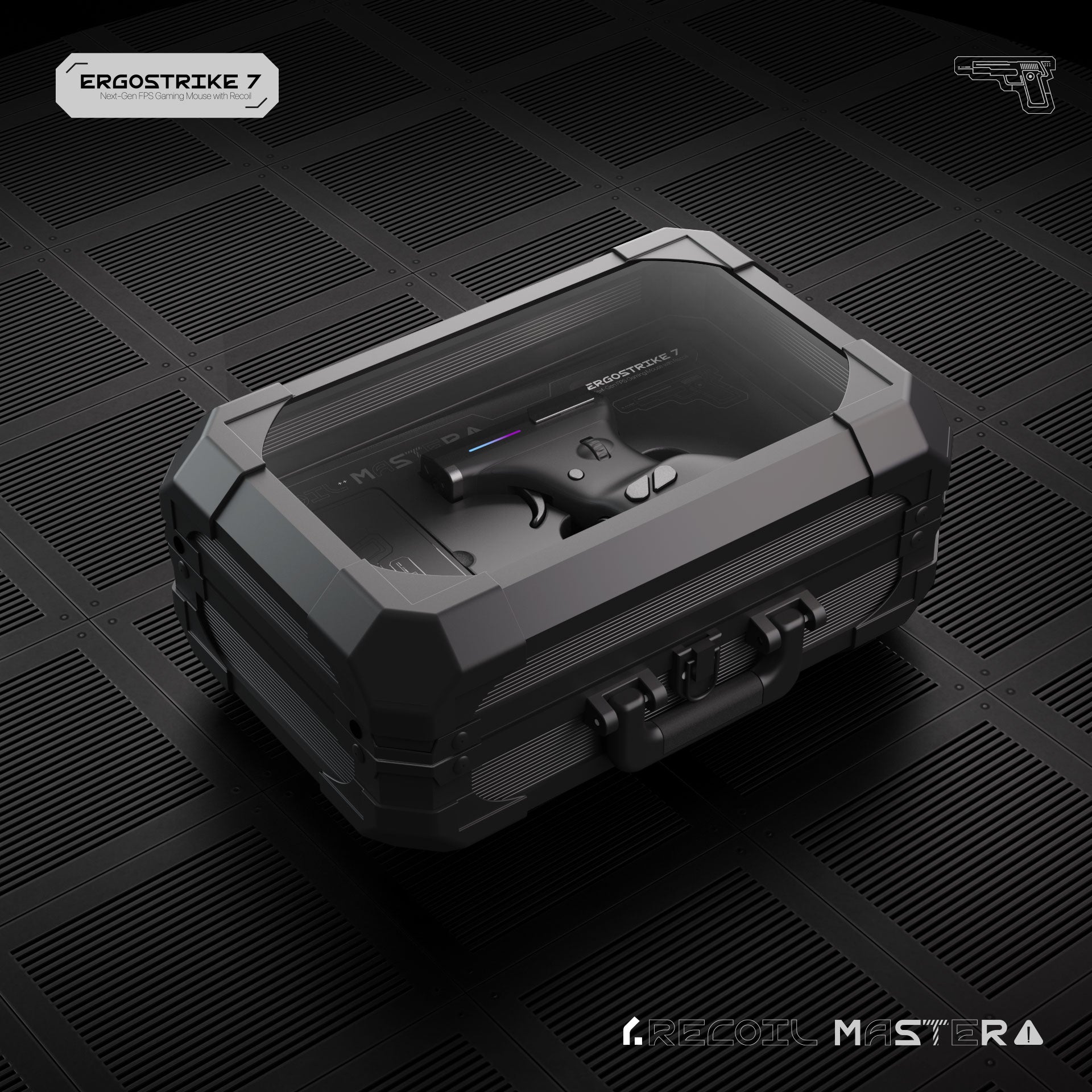 ErgoStrike7 Armory Case Limited Edition: Tactical Gift Kit for FPS Gamers - RAGNOK