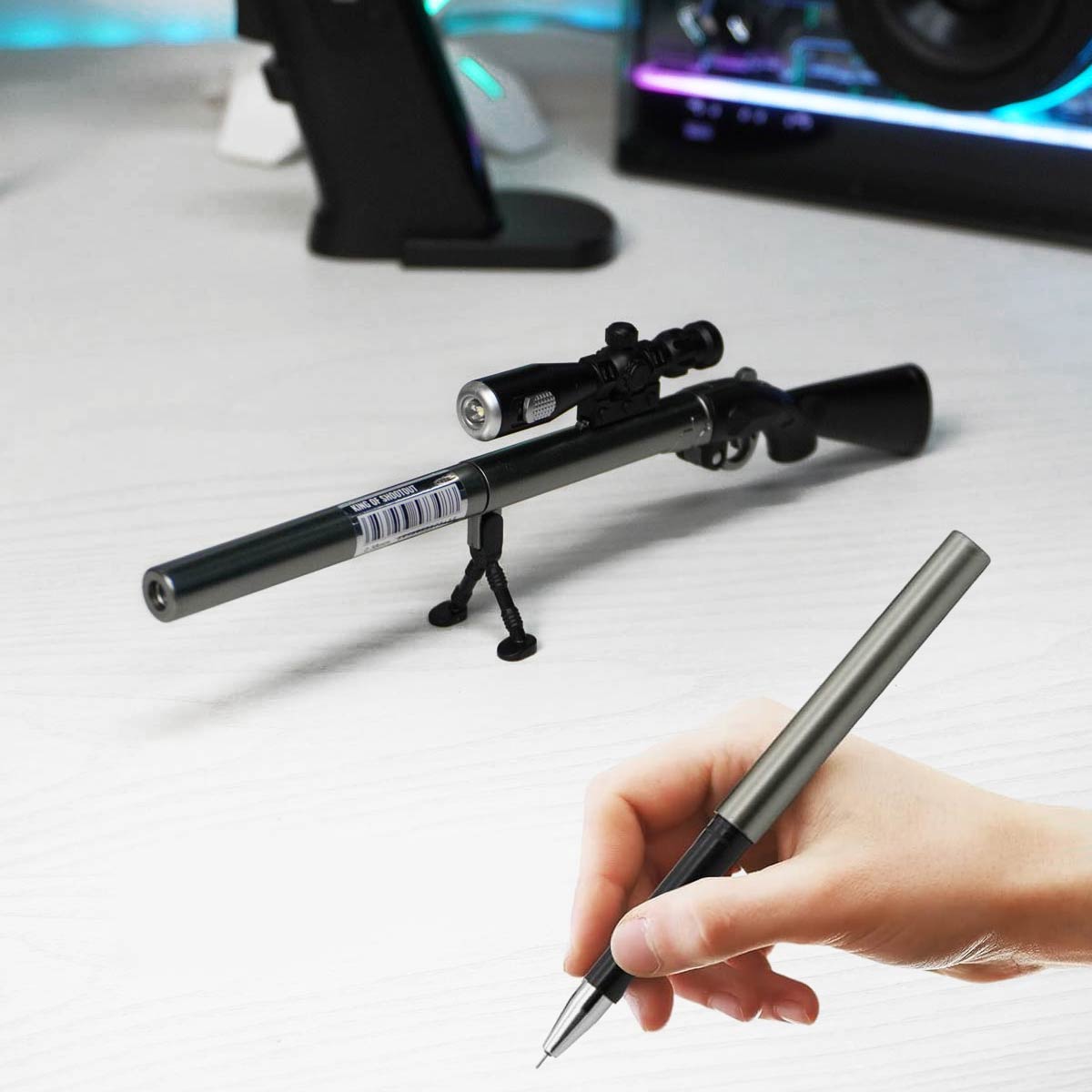 Um presente para você: ganhe sua caneta rifle 98k GRATUITA| Decoração de mesa perfeita (valor de US$ 11,99)