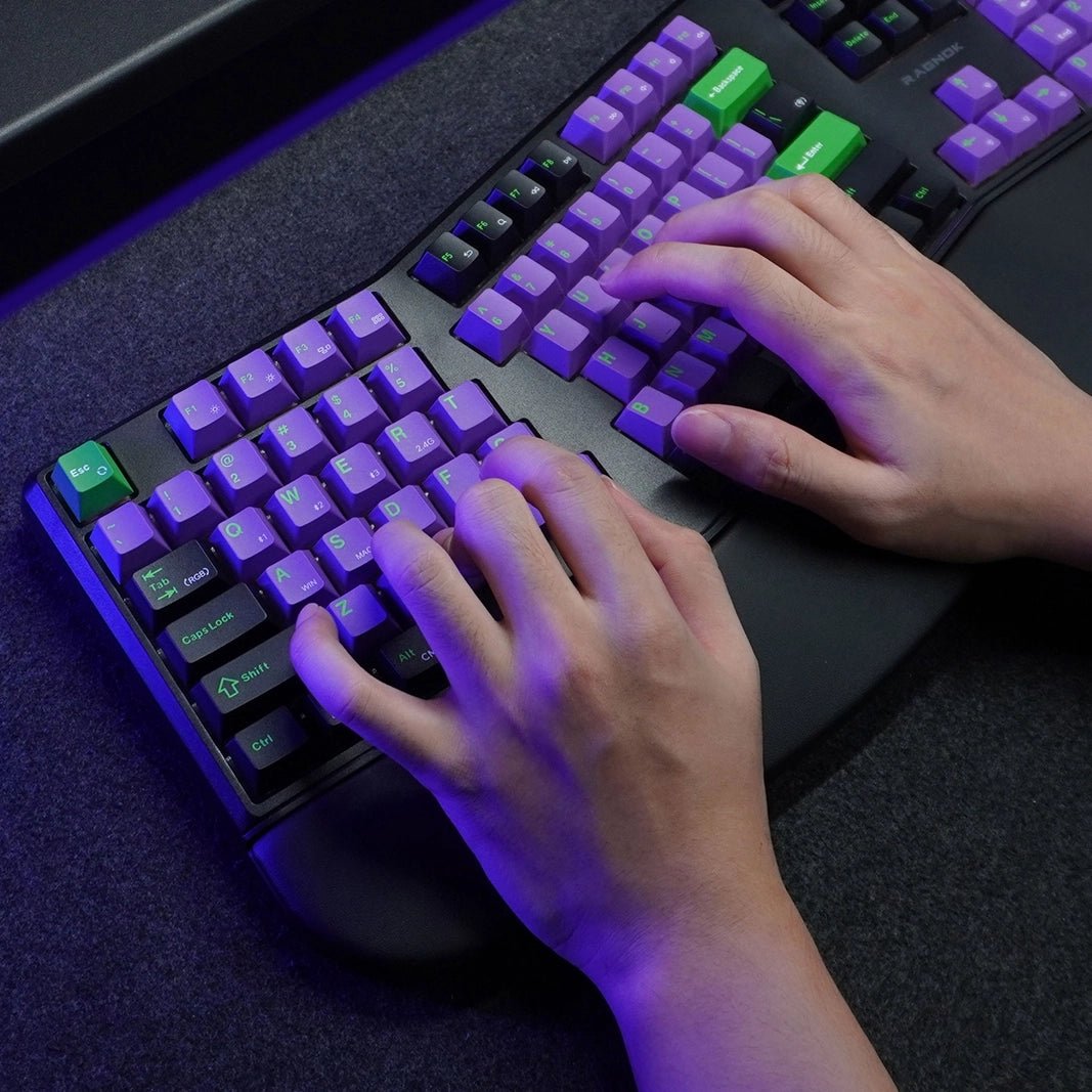Split Ergonomic Mechanical Keyboard – For Peak Gaming & Productivity - RAGNOK